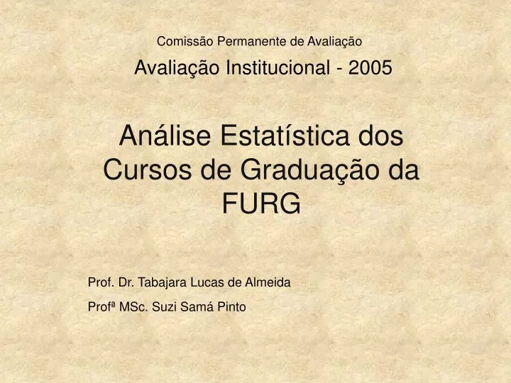 avalia o institucional 2005