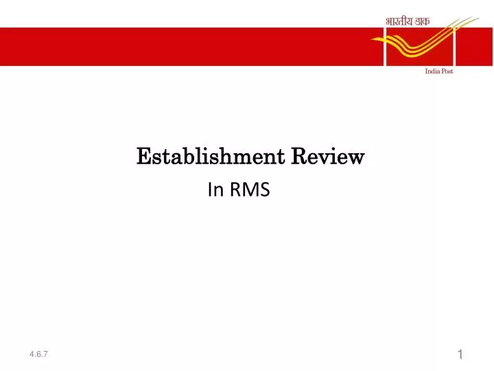 establishment review