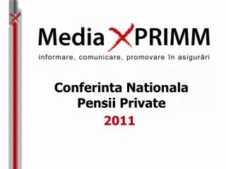 Conferinta Nationala Pensii Private