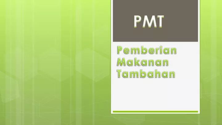 pemberian makanan tambahan