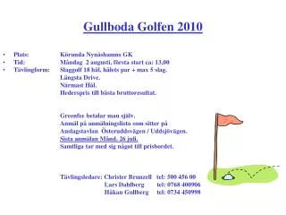 Gullboda Golfen 2010