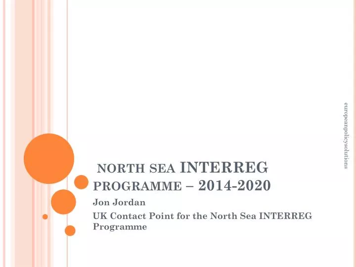 north sea interreg programme 2014 2020