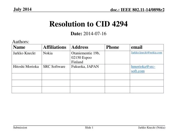 resolution to cid 4294