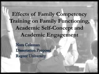 Nora Coleman Dissertation Proposal Regent University