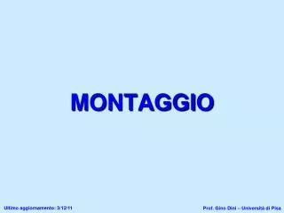 MONTAGGIO