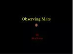 Observing Mars - slide 1