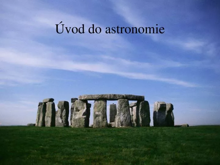 vod do astronomie
