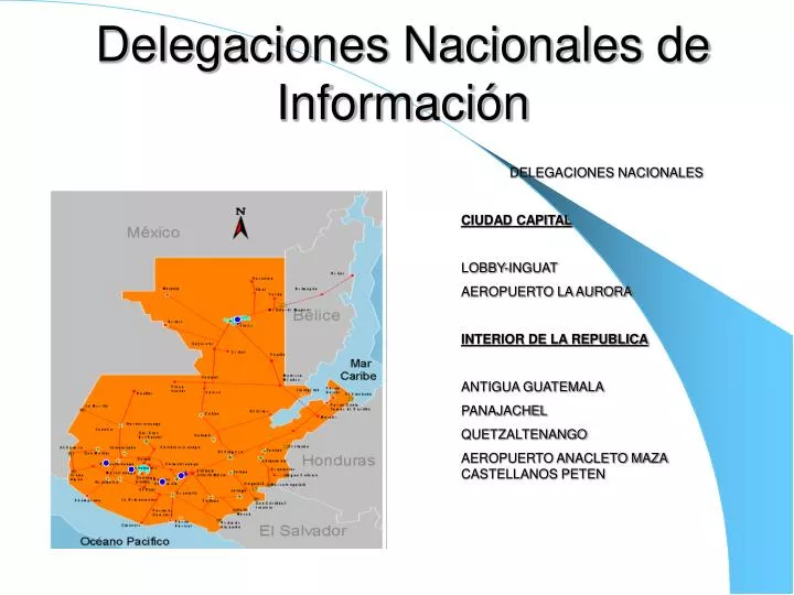 delegaciones nacionales de informaci n