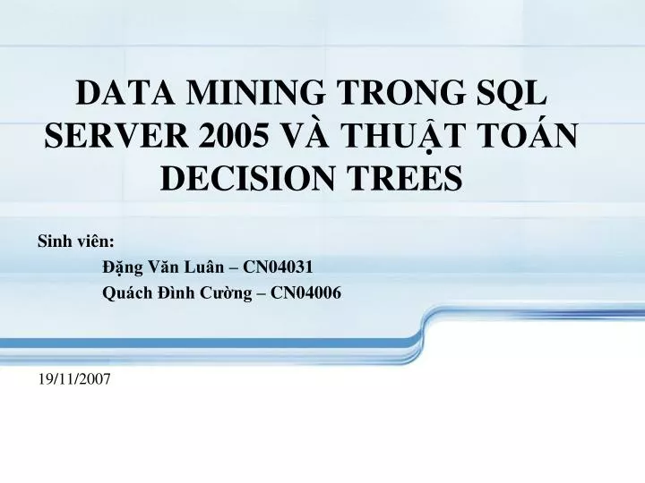 data mining trong sql server 2005 v thu t to n decision trees