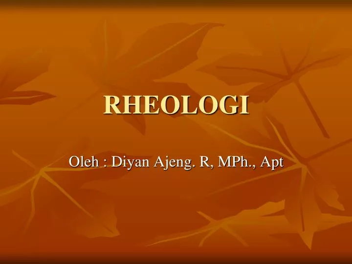 rheologi