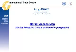 Market Access Map Market Research from a tariff barrier perspective