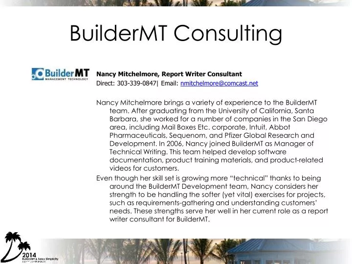 buildermt consulting