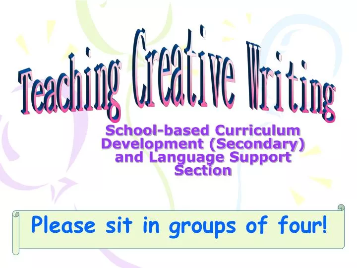 school based curriculum development secondary and language support section