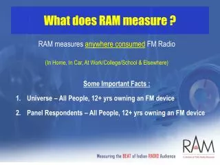 What does RAM measure ?