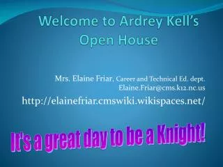 Welcome to Ardrey Kell’s Open House