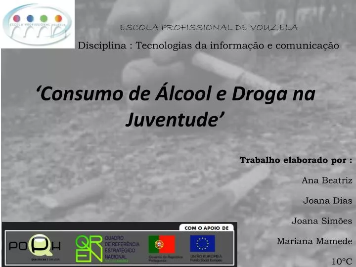 consumo de lcool e droga na juventude