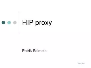 HIP proxy