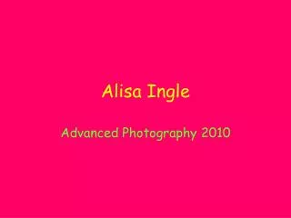 Alisa Ingle