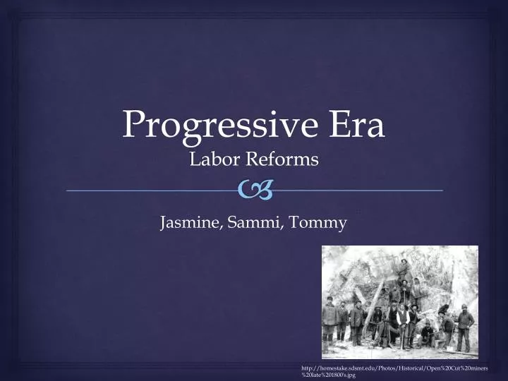 progressive era labor reforms