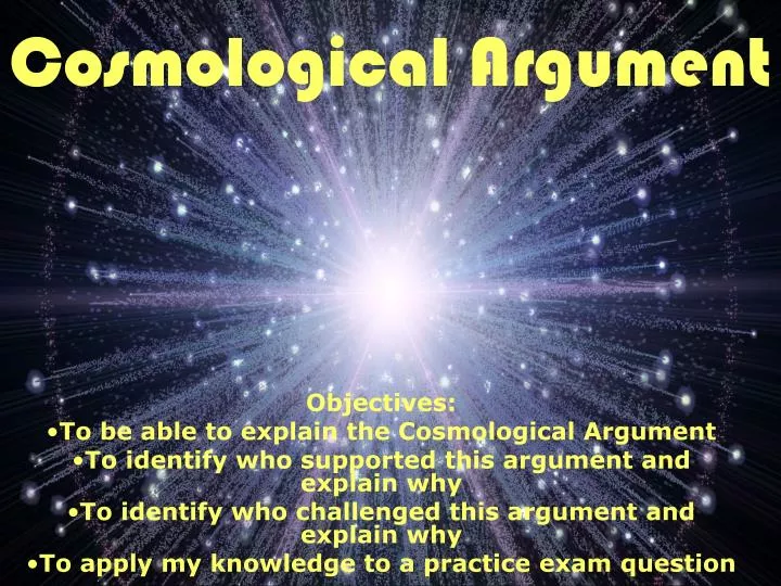 cosmological argument