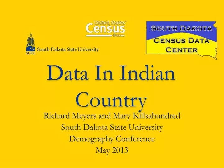 data in indian country