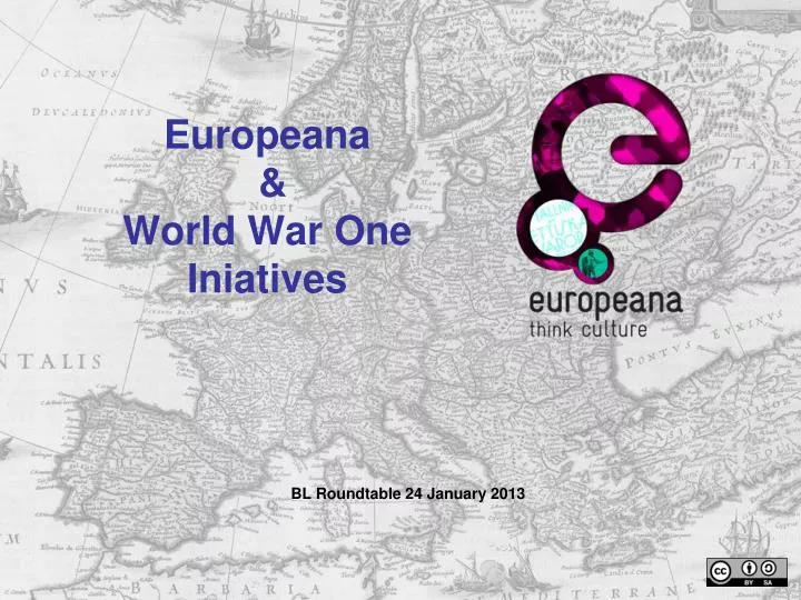 europeana world war one iniatives