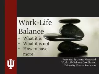 Work-Life Balance What it is What it is not How to have more