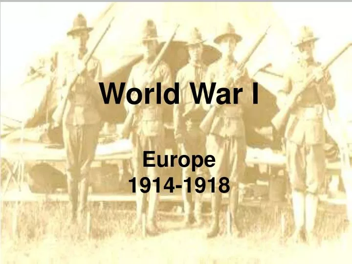world war i europe 1914 1918