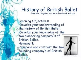 History of British Ballet