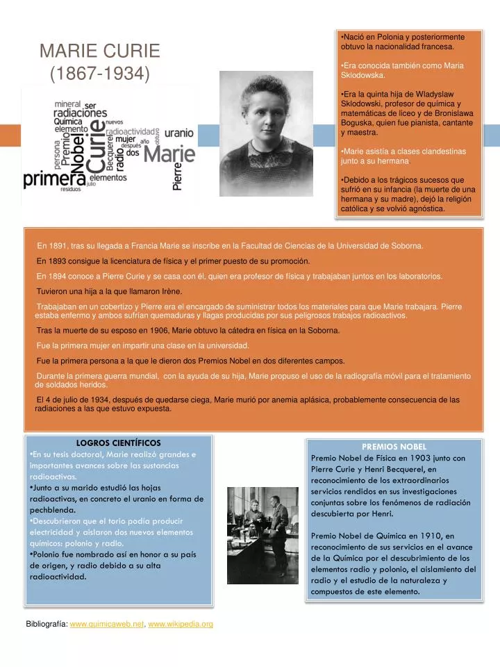 marie curie 1867 1934