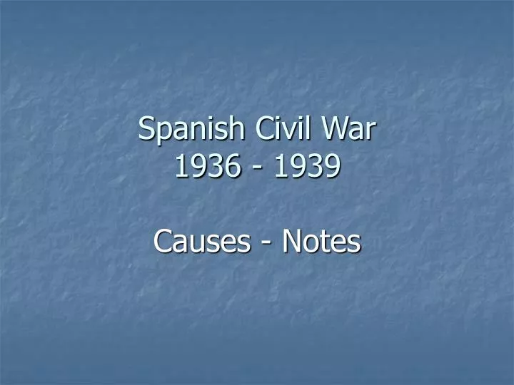 spanish civil war 1936 1939