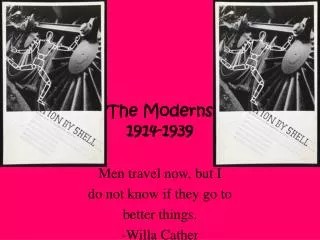 The Moderns 1914-1939
