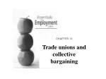 CHAPTER 18 Trade unions and collective bargaining - slide 1