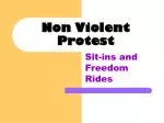 Non Violent Protest