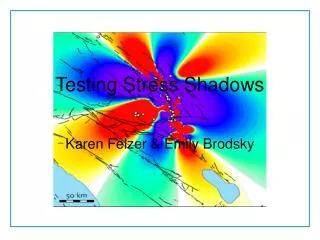 Testing Stress Shadows