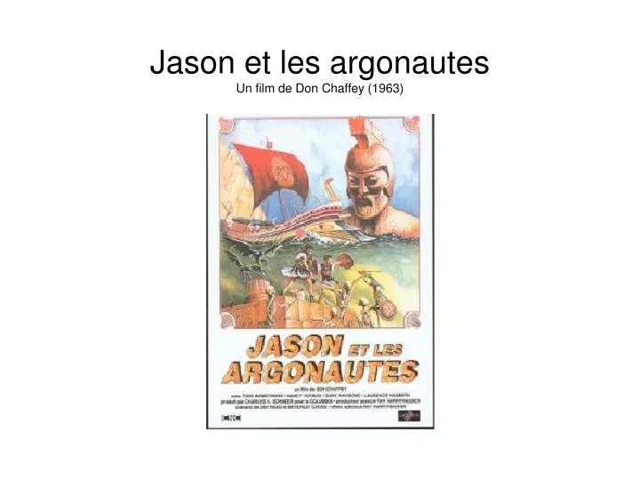 jason et les argonautes un film de don chaffey 1963