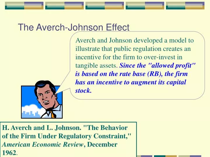 the averch johnson effect