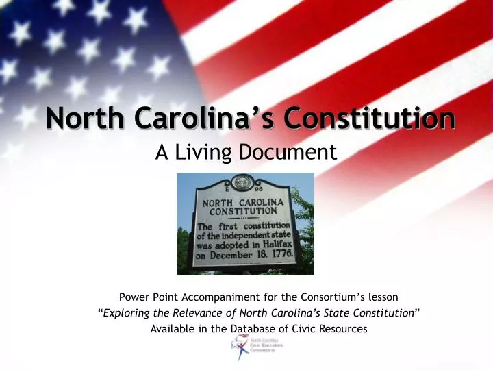 north carolina s constitution