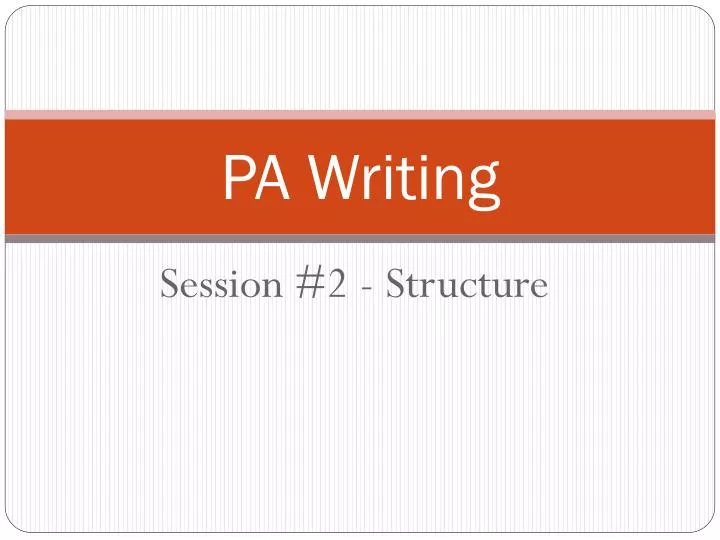 pa writing