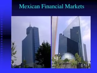 Mexican Financial Markets