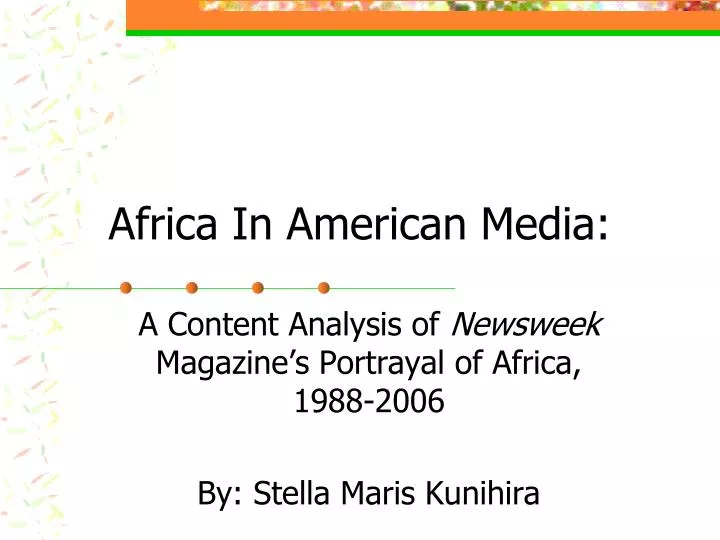 africa in american media