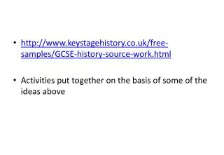 keystagehistory.co.uk/free-samples/GCSE-history-source-work.html