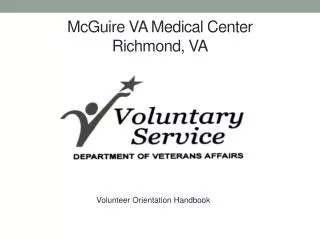 McGuire VA Medical Center Richmond, VA