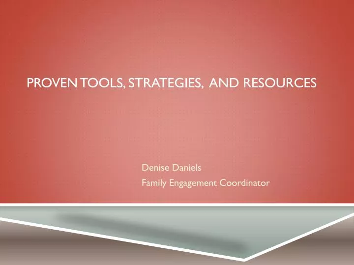 proven tools strategies and resources
