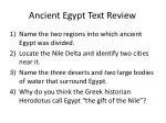 Ancient Egypt Text Review - slide 1