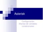 Asterisk - slide 1
