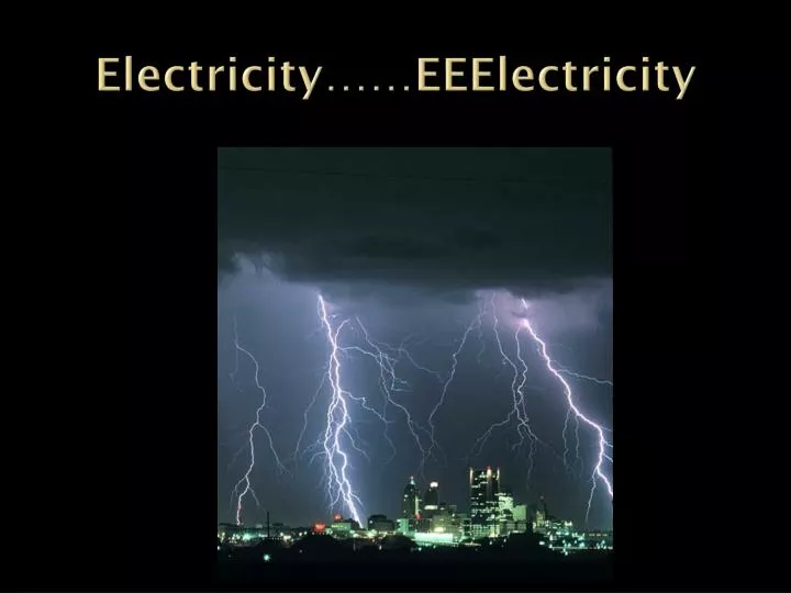 electricity eeelectricity