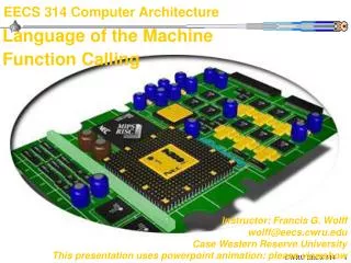 EECS 314 Computer Architecture