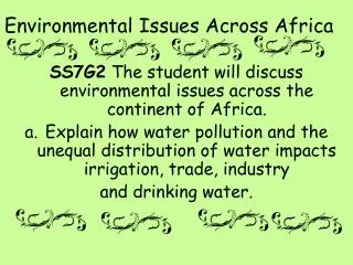 Environmental Issues Across Africa