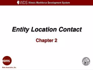 Entity Location Contact